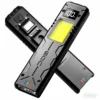 H73e2381179a246359b82bdc96f629328q (1) Powerful Mini COB LED Torch Light 7-Mode EDC Flashlight with USB Charging Convenient Pocket Magnetic Back Clip for Emergency