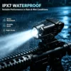 H76cb87e992ea4b52b3e28c0874ac672c8 Rechargeable USB-C Tactical Torch, IP67 Waterproof, 1200 lumens