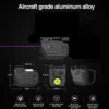 H847fb4ca69be490ba3d400f5921b73e8j USB Rechargeable Aluminum Tactical Flashlight, Green, Purple Beam, White LED, Multi-mode Shooting Accessory