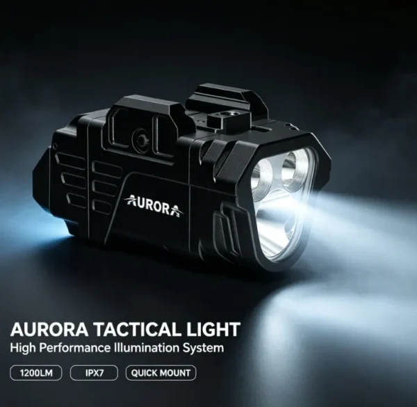 Hc5be599f1a2a4c01ba18990f0978792dn Rechargeable USB-C Tactical Torch, IP67 Waterproof, 1200 lumens