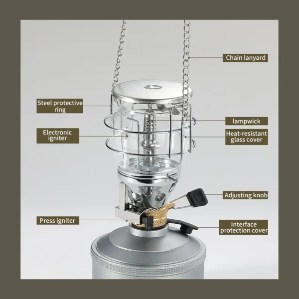 Heebcc19eeb64474691740f05d6e2e8c1D Campingmoon New Arrival Windproof Portable Aluminum Alloy Butane Camping Gas Lamp Lantern with Bag