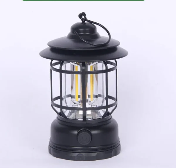 Hf7a43464c84740ac91c7bd84db4a9079n USB Rechargeable Waterproof Camping Light - Retro Outdoor Tent Lamp for Camping & Events