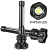 Multi-light-source side-lit, ultra-high-lumen, high-capacity, high-intensity torch