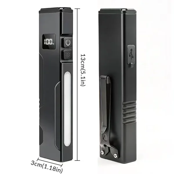 Outdoor Portable Rechargeable EDC Flashlight Wholesale OEM Custom Logo