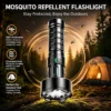 New LED High‑Power Flashlight With Magnet & Tripod, Mosquito Repellent Camping Light, Type‑C Rechargeable COB Ambient Lamp