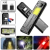 Outdoor Portable Rechargeable EDC Flashlight Wholesale OEM Custom Logo