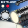 New XHP360 + Rear‑End LED Multi‑Light Source High‑Lumen Handheld Searchlight, High‑Capacity Power‑Output Flashlight
