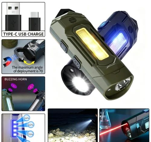 6737ca533b181d1be316bbd2b0c12236 Mini keyring magnetic pen holder, speaker and outdoor charging torch