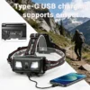 734d23c1f09ff03fbee7a00f4cb676b6 New white laser headlamp with dual yellow and white light sources, zoom function, adjustable output and a sensor for bright light detection, designed for long-range illumination
