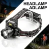 7623142f6058ad9b8ef9130f80d36f31 New white laser headlamp with dual yellow and white light sources, zoom function, adjustable output and a sensor for bright light detection, designed for long-range illumination