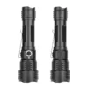 New XPE 4‑Color Tactical High‑Power Flashlight, USB Rechargeable White Red Green UV Light Torch