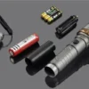 Multifunctional Outdoor Flashlight with High-Intensity Lighting and Charging Capability