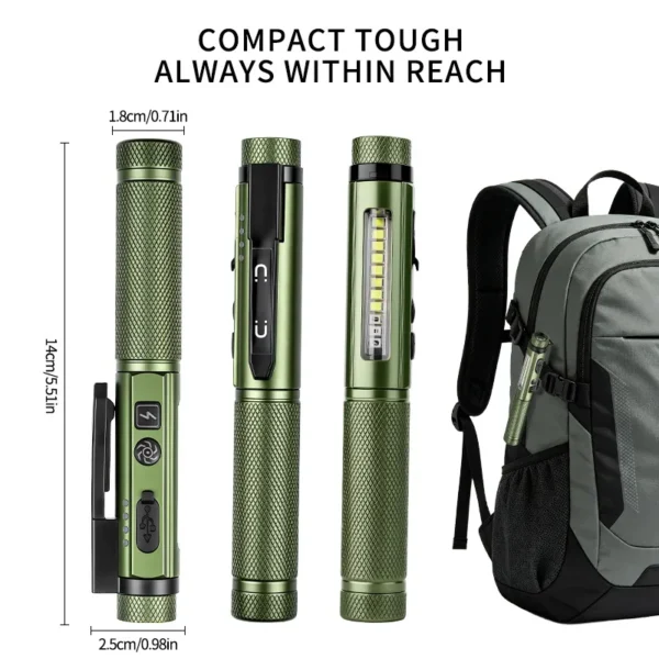 9edddde11790139c24c2d8f994f9de8c New Multi-Functional Dual-Magnet High-Intensity Pen Holder Outdoor Portable LED Inspection Work Light