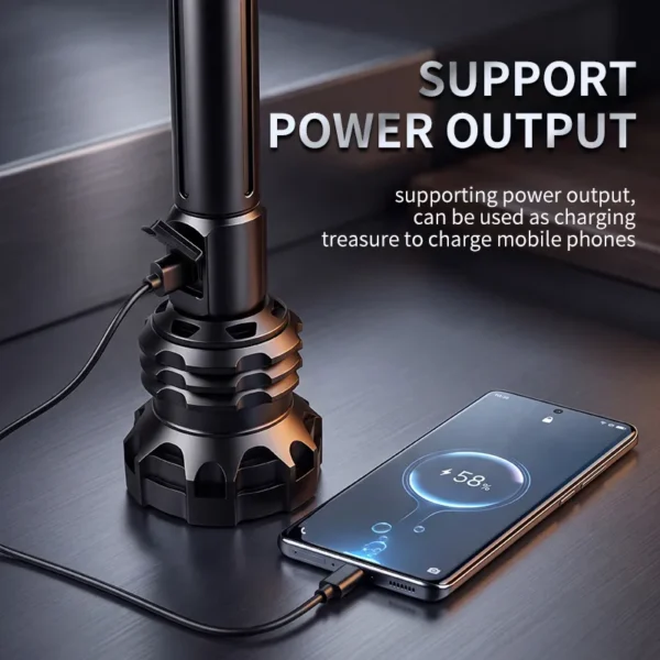 Multi-light-source side-lit, ultra-high-lumen, high-capacity, high-intensity torch