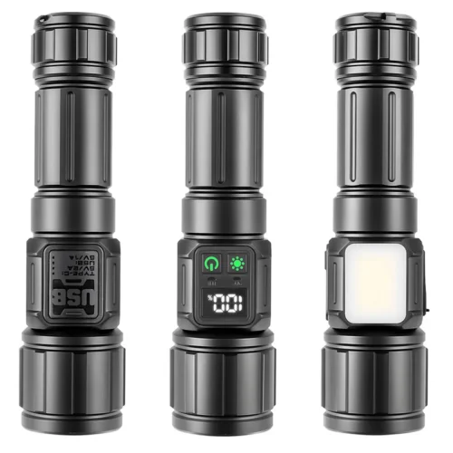 b0d1d0c2c87ed49cf54e7894d6ef39a6 Super Bright Focusing Flashlight, Type‑C Charging 30W White Laser High‑Power Long‑Range Flashlight