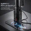 New XHP360 + Rear‑End LED Multi‑Light Source High‑Lumen Handheld Searchlight, High‑Capacity Power‑Output Flashlight