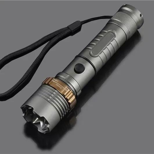 Multifunctional Outdoor Flashlight with High-Intensity Lighting and Charging Capability