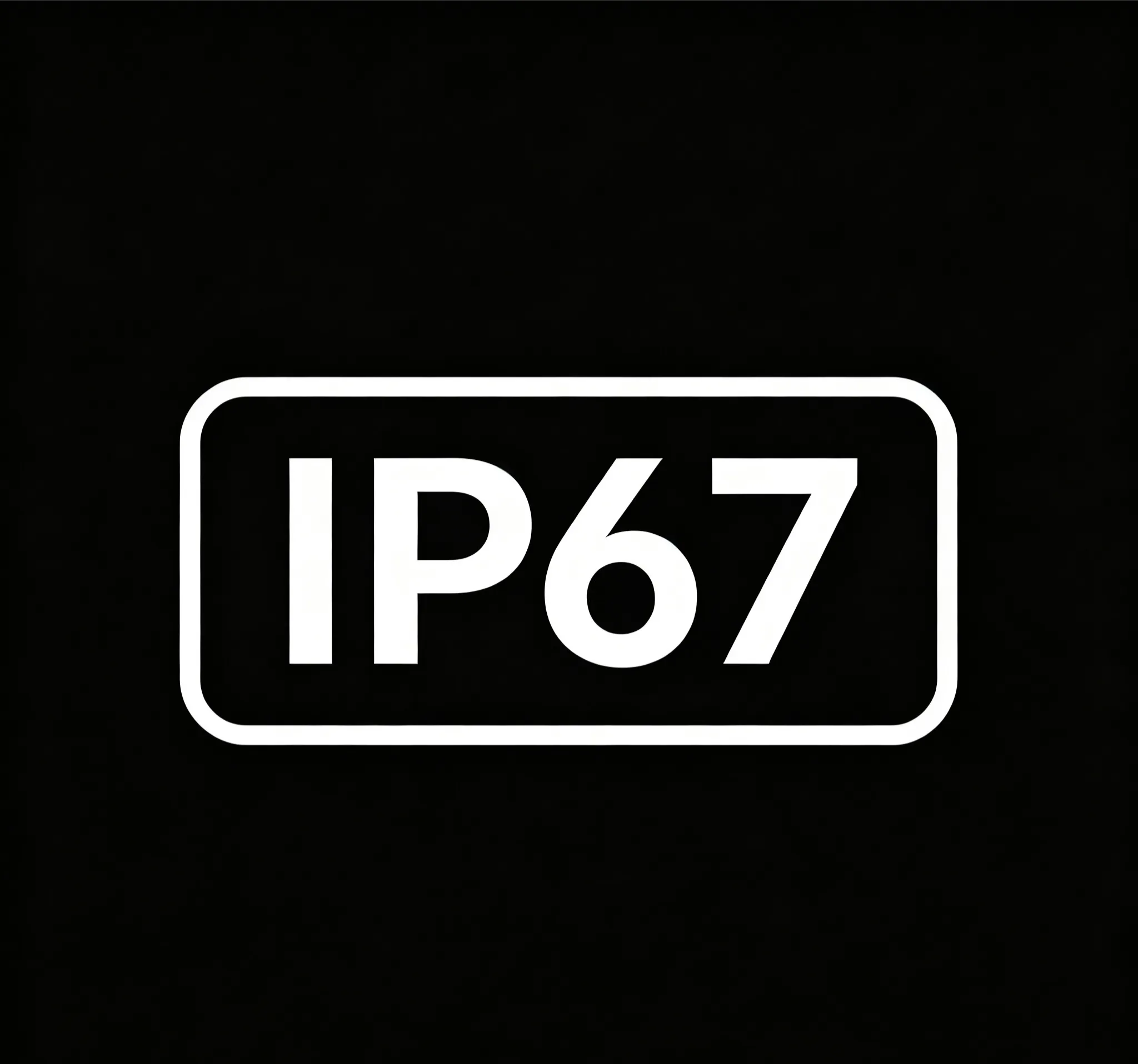 IP67 waterproof rating mark