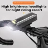 High Bright Rechargeable Bicycle Headlight High Bright Bicycle Headlight, USB Rechargeable Bike Light for Night Riding