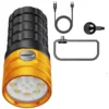 New Model Diving Light: Multi-Source White, Red, Blue and Purple Light Lens Photography Torch – USB Multi-Function