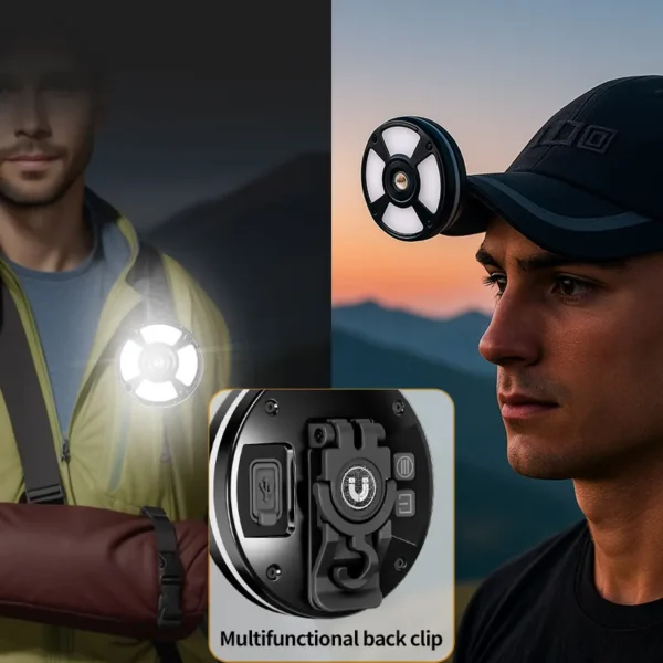 2cade3b85b96950a2a4e997bf1657466 New EDC Multi-Function Outdoor Camping Lamp: Multi-Light Source, Portable, with Cap Clip, Hook and Magnet, RGB Mood Lighting