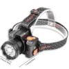 New model white laser, yellow-white-blue-white dual-light source zoomable LED sensor headlamp with high-beam memory function