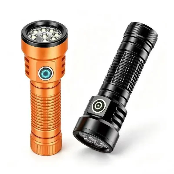 5e703f55a23e6dd0f99ddfd6bebf1f39 High-Power 21700 Rechargeable Aluminium Alloy Torch – Outdoor Camping, Long-Range, Portable, 5 Modes