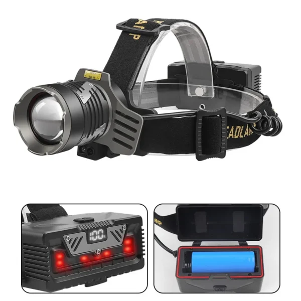 7241cff88d2ac46494ebe48a36d12d4c New Multi-Light Source 30W White Laser Headlamp