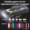 795f34b88047c66f7f4e8beff3a81fb9 New Smart Light-Sensing LED Bicycle Light with Remote Control, Horn and USB Charging for Night Riding – RGB Bike Light