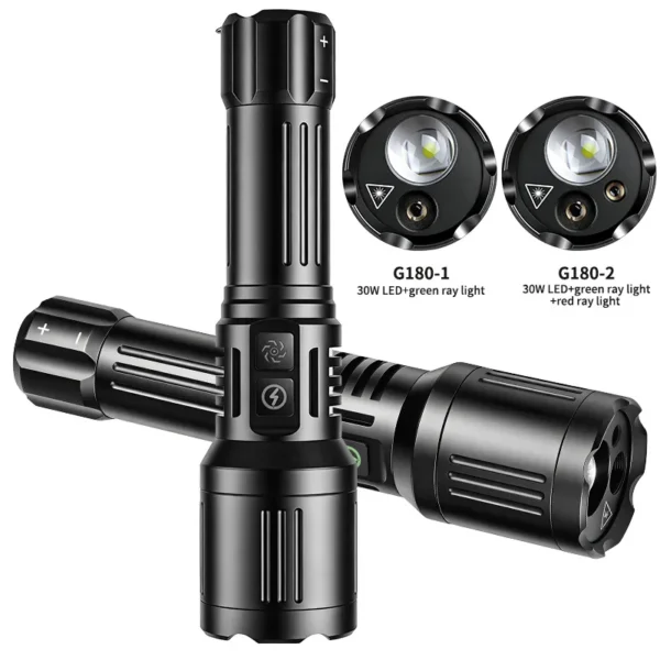 7cd43cb66c1d9f975bd36c3502388328 New Ultra-Bright Spot-Focus White Laser Long-Range Torch; Red Laser Torch; Green Laser Torch