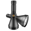 XHP90 Large Reflector Fixed-Focus Waterproof Professional Diving High-Intensity Flashlight for Use in Water and on Land