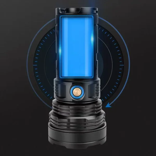 81cc9b5bd87638a2989870c40729f436 New P90 High-Intensity Torch – USB-Rechargeable, Ultra-Bright, Long-Range, for Outdoor and Home Use; P70 Xenon Lamp