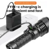8498d4e21071dfb995c56d9aa5261117 New XHP160 Ultra-Bright Spot-Beam Torch: Type-C Rechargeable High-Intensity Torch with Window-Breaking Hammer – Multifunctional Torch