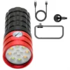 New Model Diving Light: Multi-Source White, Red, Blue and Purple Light Lens Photography Torch – USB Multi-Function