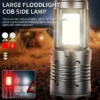9f032411afb99995146bbabc110dcd8e New White Laser LED Torch with Digital Display, Type-C Charging, COB Side Light, Red and White High-Intensity Light