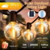 G40 Solar String Light IP65 Waterproof Remote Control LED Solar Garden Lights Outdoor for Wedding Patio Garland Decor zhengjie