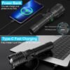 Banral LED Flashlight 10000lm with Replaceable Battery IP65 Waterproof Flashlight With Replaceable Battery