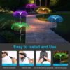 H30b9cb9220b6431e8b8e882a920daa0aO Solar Waterproof Fiber Optic Jellyfish Led Lights Plug-in Lawn Garden Decorative Lights