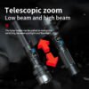 H374096200d8c43dbb3d625d0bff54bc3R.jpg White Led Light Super Power Long Distance Flashlight Shot 1000 Meter Use 26650 Battery Type C Rechargeable Tactical Flashlight
