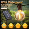 H3d218b60de754f53ab796f6f468765abV G40 Solar String Light IP65 Waterproof Remote Control LED Solar Garden Lights Outdoor for Wedding Patio Garland Decor zhengjie