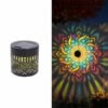7color Solar Datura Lights Garden Decoration Christmas Halloween Party Courtyard Decoration Solar Garden Wall Light