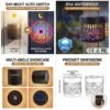 RGB Mandala Solar Fence Lights Color Changing Metal Wall Sconce Waterproof Decorative Outdoor Garden Decor