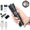 XHP 70 XHP 90 Linterna Led Flashlight High Lumens 100000LM Super Bright Focus Torch Light Tactical Flash Light