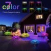Hd7920072e37d4bf39b473fc4fdf4be4bY Solar Waterproof Fiber Optic Jellyfish Led Lights Plug-in Lawn Garden Decorative Lights