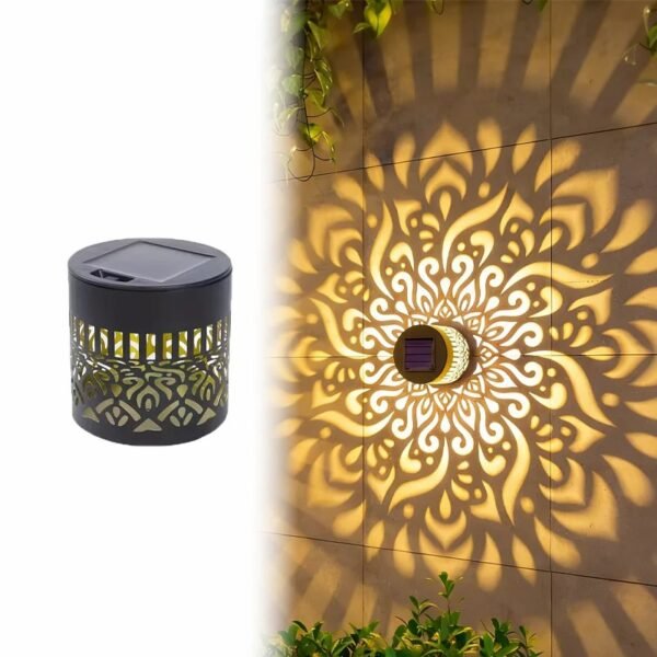 7color Solar Datura Lights Garden Decoration Christmas Halloween Party Courtyard Decoration Solar Garden Wall Light