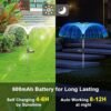 Hfe83029c5be54699b633668dbb540880f Solar Waterproof Fiber Optic Jellyfish Led Lights Plug-in Lawn Garden Decorative Lights
