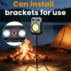 Multifunctional LED Work Light Strip with Hook, Magnet and Rotating Head for Outdoor Camping