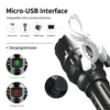 b3318aad58bdc45c2ea3659214b7aa3d USB-Rechargeable Flashlight: Long-Range, Mini, Waterproof, Rechargeable, Outdoor, Night Cycling, LED High-Intensity Flashlight