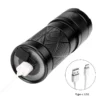 White Laser Long-Range High-Intensity Torch XHP90 with LED at the Tail – Outdoor High-Intensity Mini Powerhouse