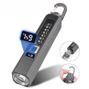 Multifunctional Portable Keychain Flashlight